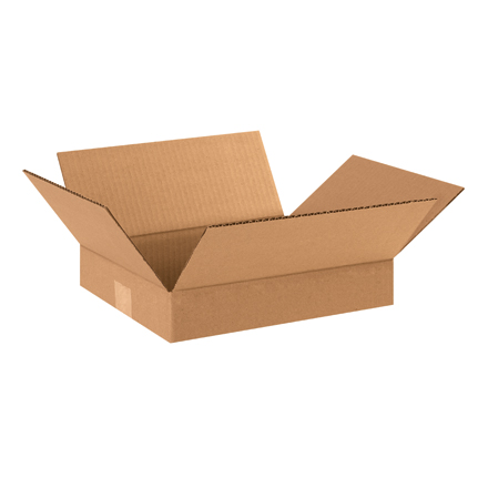 13 x 10 x 2" Flat Corrugated Boxes