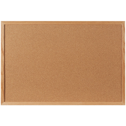 6 x 4' Cork Board with Oak Frame