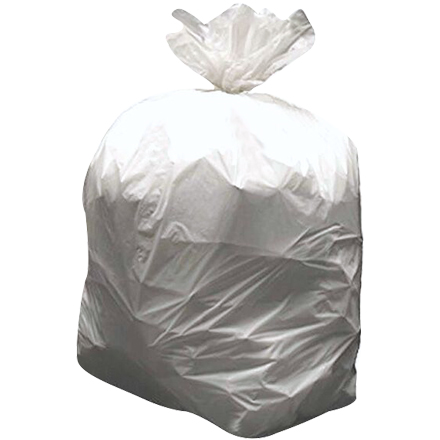 High Density Trash Liners - Natural, 60 Gallon, .55 Mil.