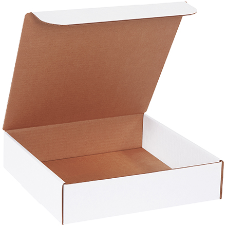 12 x 12 x 3" White Literature Mailers