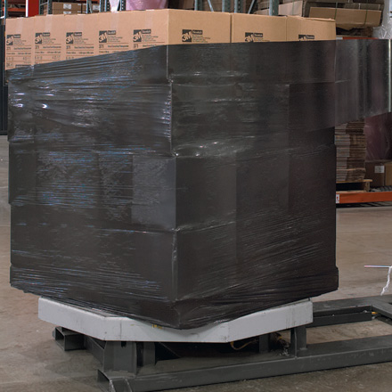 20" x  80 Gauge x 5000' Black Blown Machine Stretch Film