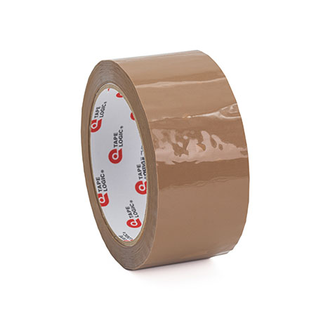 2" x 55 yds. Tan TAPE LOGIC<span class='afterCapital'><span class='rtm'>®</span></span> #600 Hot Melt Tape